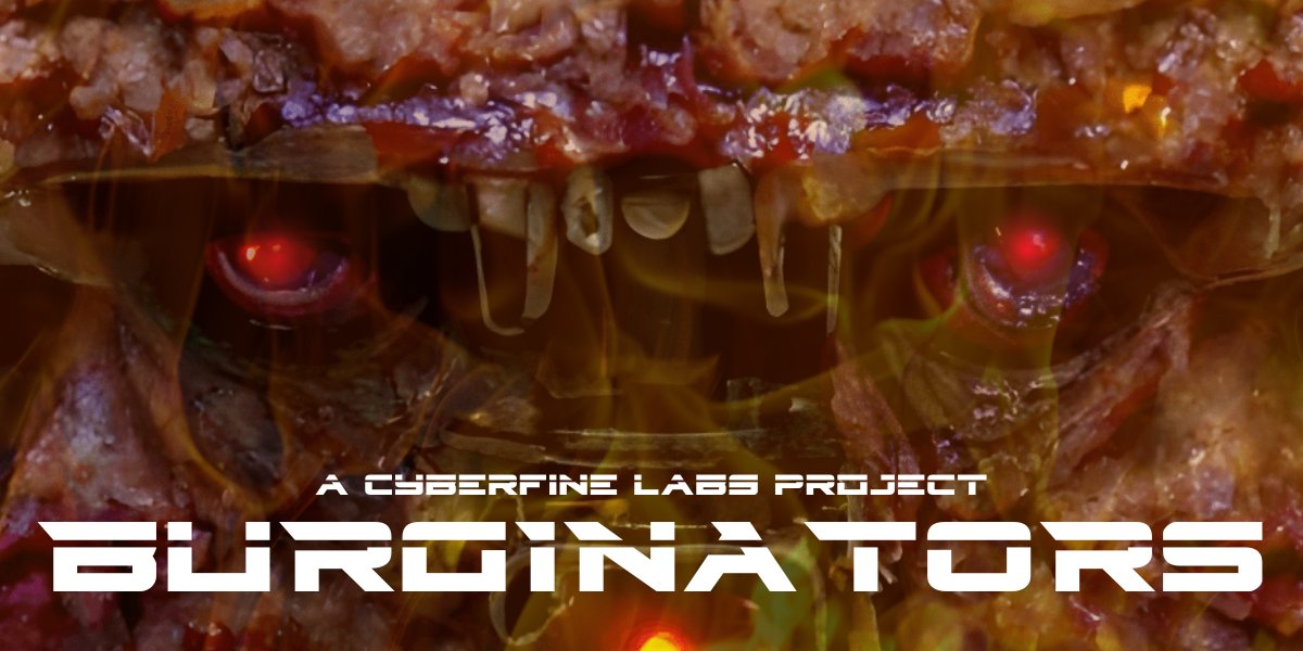 Burginators (@burginators) on Twitter photo 🔫🍔 The Burginators 🍔🔪
They have come from the future to terminate all humans! Will you do your part?
The first chapter in an entire ecosystem being developed by <a href="/CyberFineLabs/">CyberFine Labs</a>
Join us: premint.xyz/burginators
#NFT #NFTCommunity 🔫🍔 The Burginators 🍔🔪
They have come from the future to terminate all humans! Will you do your part?
The first chapter in an entire ecosystem being developed by <a href="/CyberFineLabs/">CyberFine Labs</a>
Join us: premint.xyz/burginators
#NFT #NFTCommunity