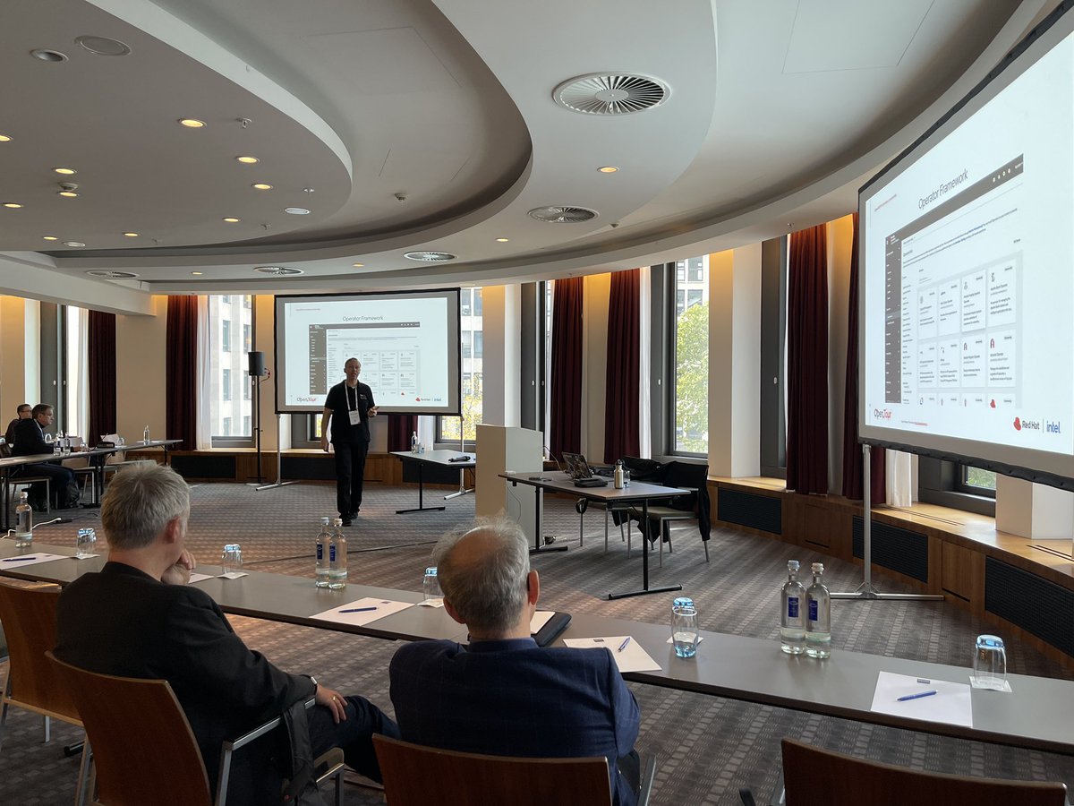 DinkoEror's tweet photo. My team is today with #redhatopentour in Berlin, 4th location in the region after Zurich, Geneva, Munich. We are showing why Red Hat is the world’s enterprise open source leader. Deliver IT on any infrastructure quickly &amp; cost effectively with our portfolio! On W-day in Vienna! https://t.co/wem6fLgfr6