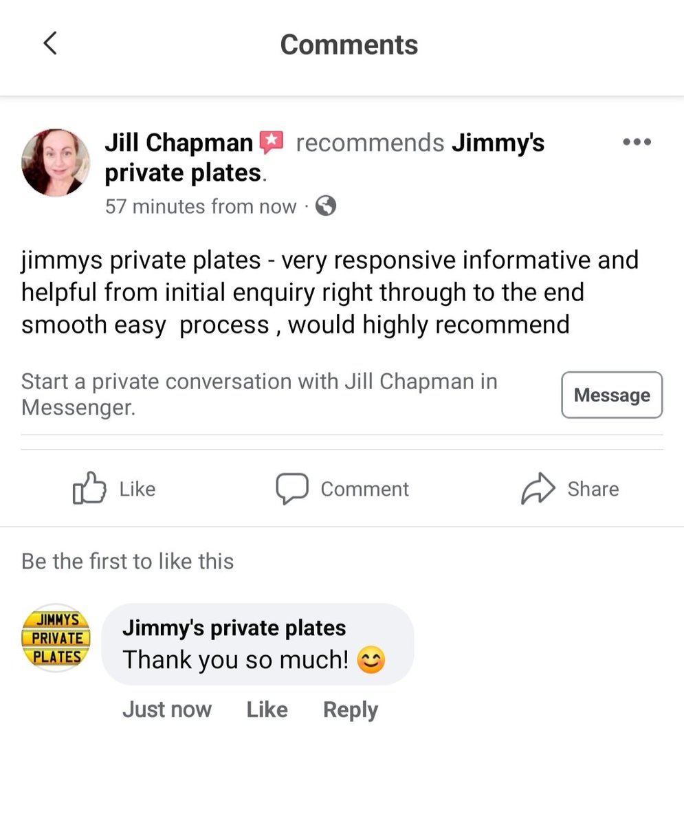 s_plates's tweet photo. #review from a recent customer.
Always happy to help any enquiry.
Follow my page to see other available #privateplates
#customerreview #happycustomer
#reviews #Feedback #personalnumberplate #numberplates #cherishedplates #cherishedtransfer #dvla https://t.co/2XZ58V7e21