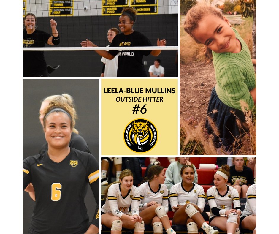 Celebrating Senior Leela-Blue Mullins. Leela made the JV team as freshman and dressed for Varsity during her sophomore year. Leela stepped back from volleyball her junior year. Glad she returned for her senior season!