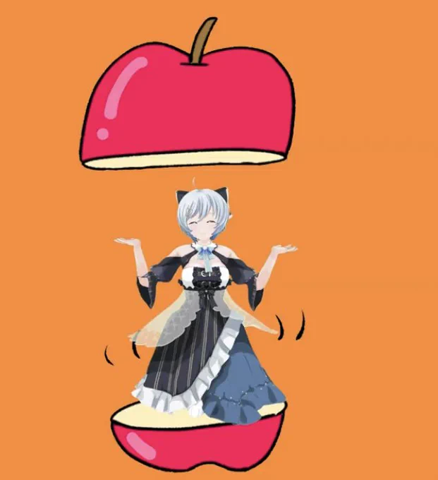 完全にアレですね #シロちゃん新衣装 