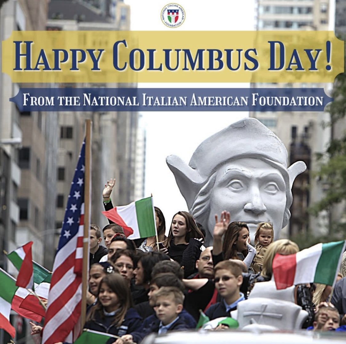 niaforg's tweet image. NIAF would like to wish you a #HappyColumbusDay! We believe that Christopher Columbus’s courageous voyage was the catalyst that initiated over 500 years of immigration to the Americas by people from every corner of the Earth- all of whom were seeking a better life. #NIAF