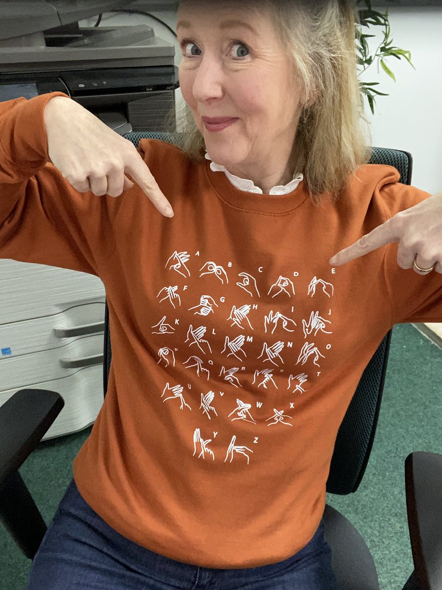 HearFirst Training (@hearfirst_) on Twitter photo Brilliant start to the week delivering #DeafAwareness and #BSL training virtually with HMP Lowdham Grange @Serco .
It’s World Mental Health Day too and I’m giving my well-being a boost , wearing brand new Autumn ‘workwear’ from <a href="/deafidentity/">DEAF IDENTITY</a>
#WellBeing #wmhd2022 Brilliant start to the week delivering #DeafAwareness and #BSL training virtually with HMP Lowdham Grange @Serco .
It’s World Mental Health Day too and I’m giving my well-being a boost , wearing brand new Autumn ‘workwear’ from <a href="/deafidentity/">DEAF IDENTITY</a>
#WellBeing #wmhd2022
