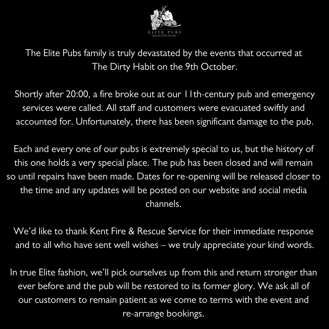 elite_pubs's tweet photo. For booking enquiries, please email eventstribe@elitepubs.com
For press enquiries, please email press@elitepubs.com https://t.co/Yo9WtOJN2j