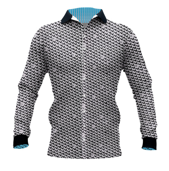 dresscodeshirts's tweet image. We are really proud to share with you Ruta's Climate Migration shirt. This is part of our project with @lodgeparkacad full details here - buff.ly/3MniwiQ
#ClimateCode
#ClimateArt
#ShowYourStripes
#SustainableFashion
#Collaboration
#ClimateEducation 
#mondayMotivation