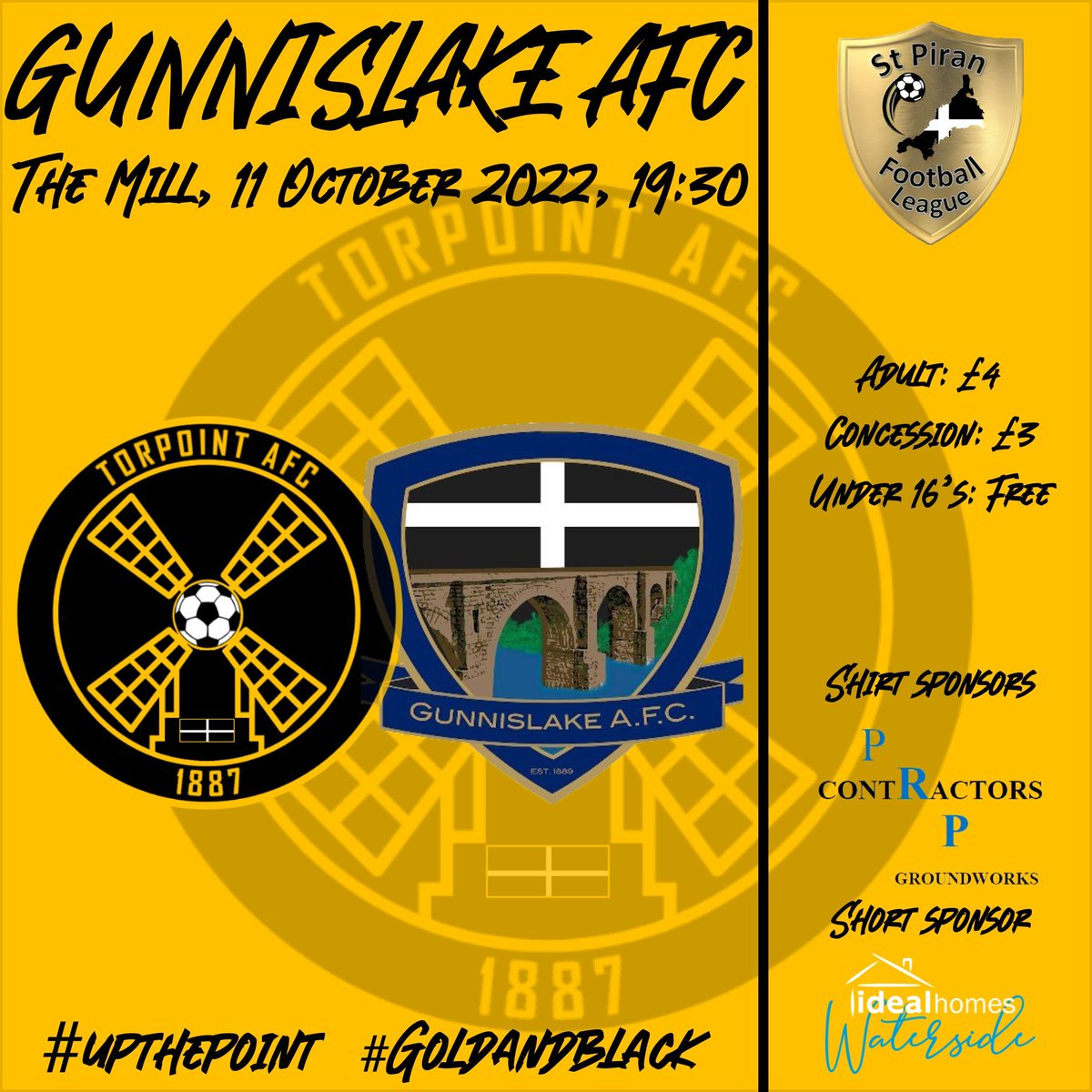 torpointafc's tweet photo. 💛 | 𝙉𝙚𝙭𝙩 𝙪𝙥...

A welcome return to League action for the Reserves Tuesday night with Gunnislake as our visitors. Gunni have had an excellent start to life in the League with their only loss against leaders Polperro.

#upthepoint #underlights https://t.co/ecCdzi7DaH