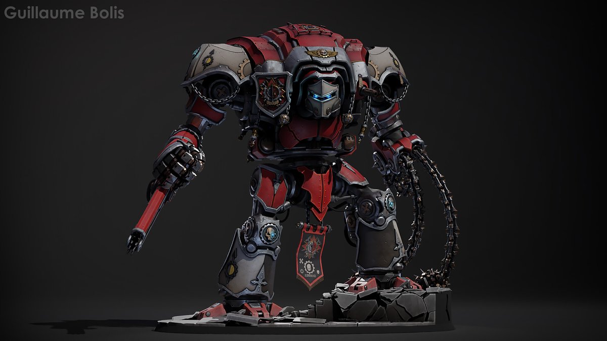 BolisGuillaume's tweet photo. Finally published my imperial knight model's STL files for sale! here's a link to the store page: https://t.co/DXyEr4UuKj
Animated renders available here: https://t.co/yFXM3zkQsy
https://t.co/R1dZYA1479

#WarhammerCommunity #blender
#3dprint #3dart #b3d #Houdini  #warhammer40000 https://t.co/jVaSztePY1