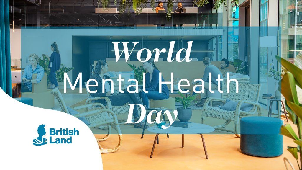 BritishLandPLC's tweet photo. This #WorldMentalHealthDay we’d like to thank our 36 British Land Mental Health First Aiders who have gone through comprehensive training to support employee wellbeing. We're proud to have so many volunteers and we are continuing to expand the cohort! https://t.co/UWwOPmC5vm