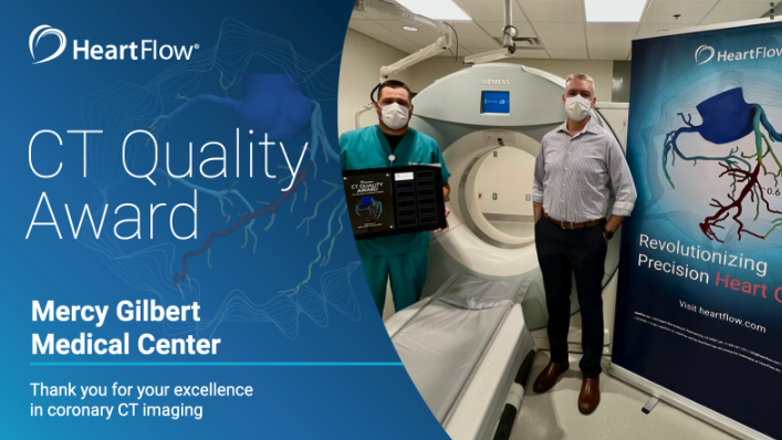 We're excited to share that Mercy Gilbert Medical Center has won a CT Quality Award! Mercy Gilbert's Arizona Dignity program is truly a best-in-class leader in CCTA Quality Acquisition and we're thrilled to share this achievement with them. Congratulations! @DignityHealth