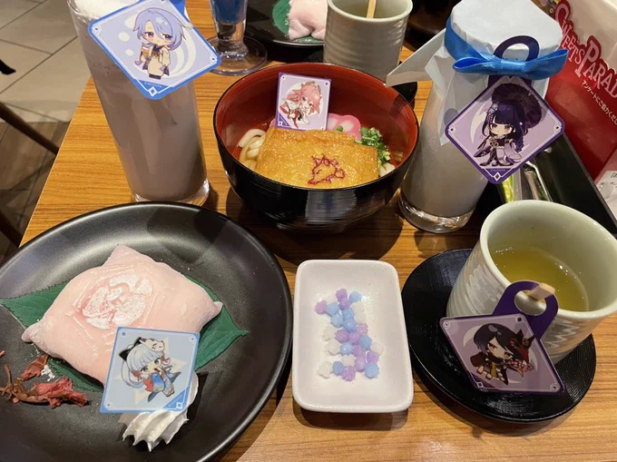原神スイパラコラボ行ってきましたーー!!!!!幸せ!!!! 