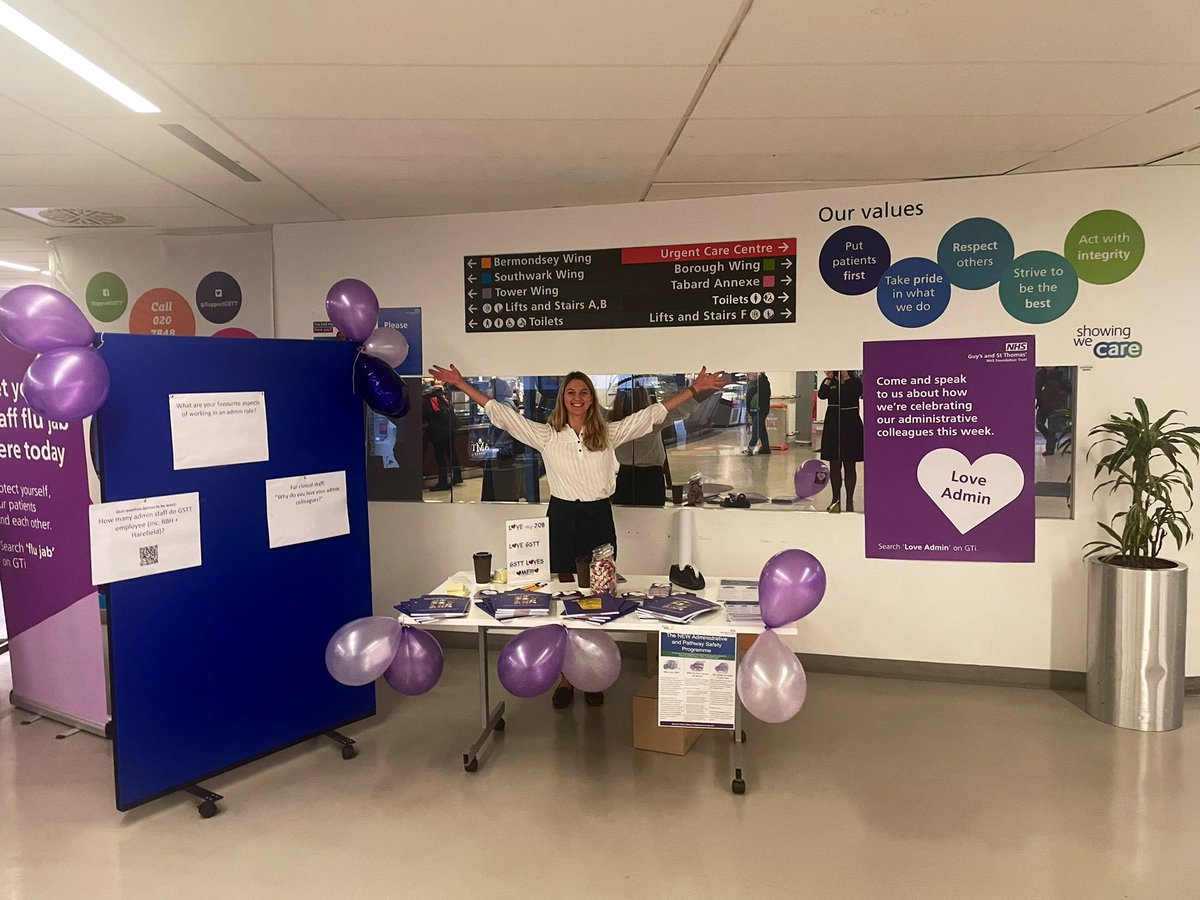 GSTTnhs's tweet photo. #LoveAdmin week is back!

Colleagues working in administrative and clerical roles are a vital part of our Trust. They provide essential support to our front-line services and the care we provide to our patients. 

We are recruiting now: https://t.co/F0Zm54q1TG

#TeamGSTT https://t.co/Rj0mJPHSA9