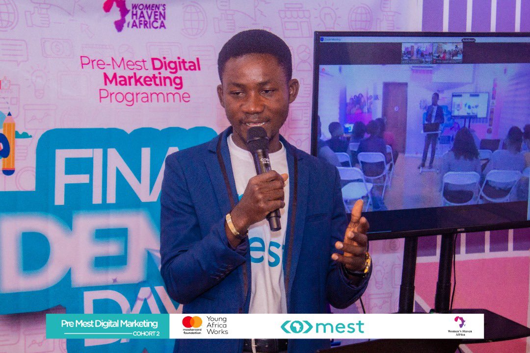 haven_africa's tweet photo. Currently going on here at Womenβs Haven Africa is the Demo Day of the Pre-MEST Digital Marketing! Our ladies have had 9 weeks of training in Digital Marketing concepts and are ready for the job market!
#digitalmarketing #womenintech #womenshavenafrica #PreMEST https://t.co/AEtULYw0FL