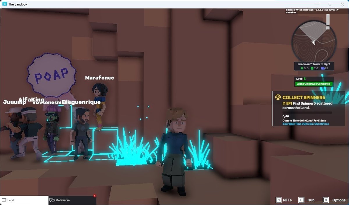 Xander279X's tweet photo. @TheSandboxGame @deadmau5 I just participated in the #SandboxAlphaS3Giveaway for a chance to win 500 SAND! Found George from the Metaglitch in @deadmau5's Tower of Light, check out my screenshot below!
👇 https://t.co/o0PzUnEBvE