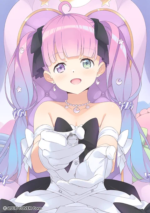 ルーナちゃん()のお誕生日記念グッズのイラストを描かせて頂きました!お誕生日おめでとうございます#姫森ルーナ #ルーナート 