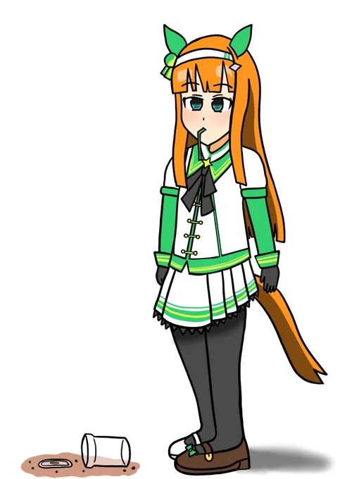 とあるチャレンジに失敗したサイレンススズカ#ウマ娘 