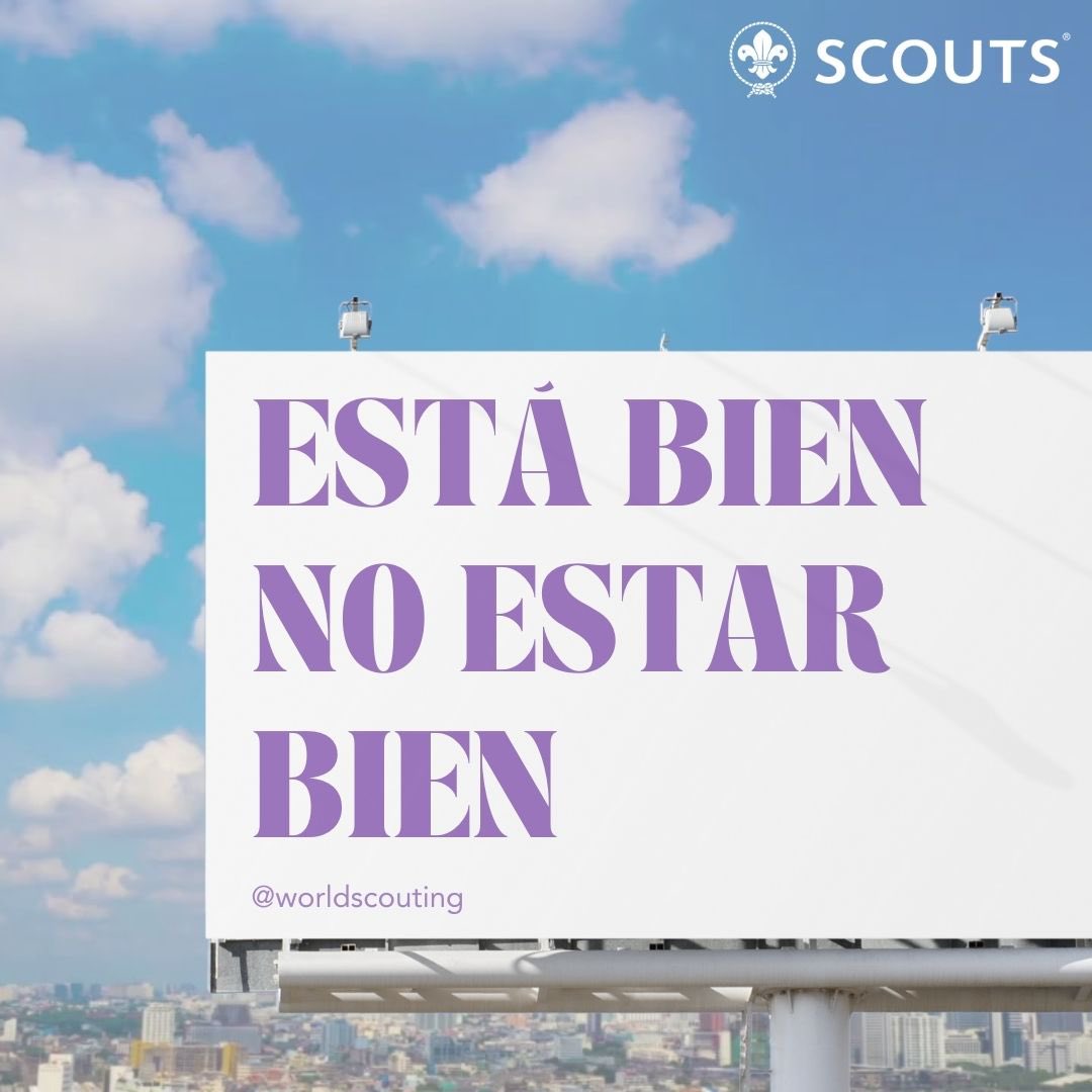 scoutsfee's tweet photo. ¡Está bien no sentirse bien! 💜
En el #DíaMundialDeLaSaludMental te traemos un kit de herramientas de salud mental para descubrir cómo trabajar este ámbito en tu grupo scout 🫶🏿
🔗https://t.co/wui5aokXI4
⚜️ #SaludMental #Scouts #SafeScouts #MentalHealthAwareness https://t.co/JWWPPDMCbs