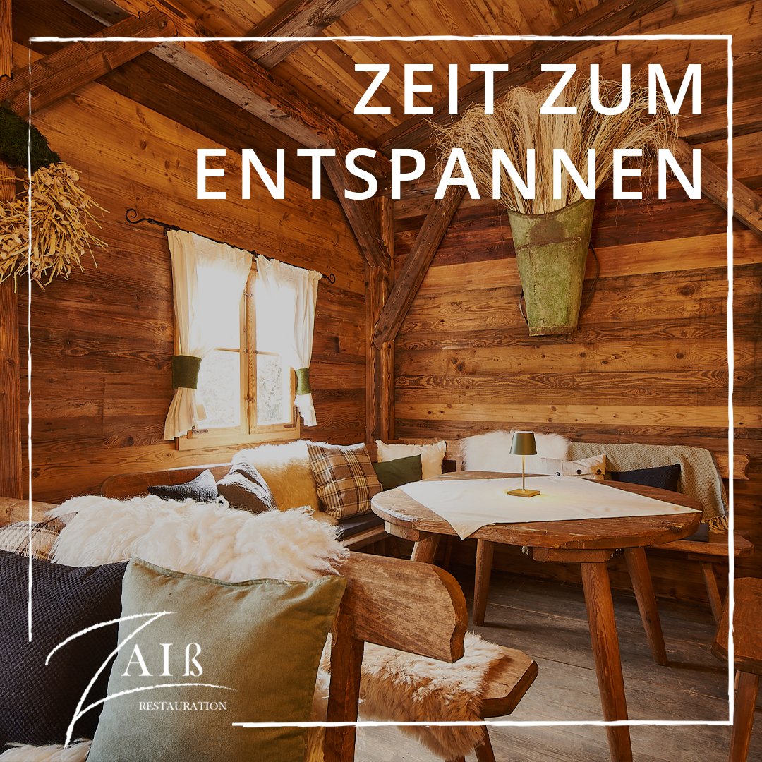 Zeit zum Entspannen 😊

Unsere Winzerhütte bietet den perfekten Wohlfühlraum für die kühlen Tage, um es sich gemütlich zu machen und unsere liebevoll zubereiteten Speisen zu genießen. 😋

Restauration Zaiß – Das kleine bisschen MEHR 🌲

#restaurationzaiss #restaurant #schwäbisch