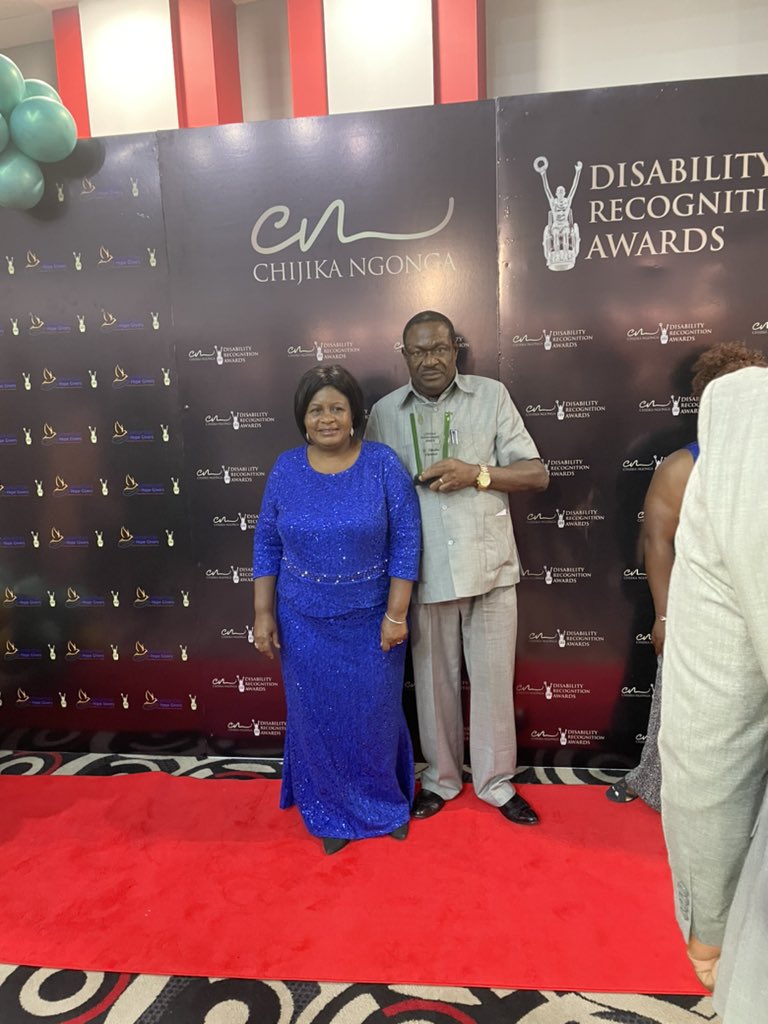 kopulande's tweet photo. I am humbled to have been the recipient of the Lifetime Achievement Award at the Chijika Ng’onga Disability Recognition Awards at the Radisson Blu last Saturday 8th November. A big thank you to my family and friends who made my transition to my new physical situation easier. https://t.co/5dACUfU0Ve