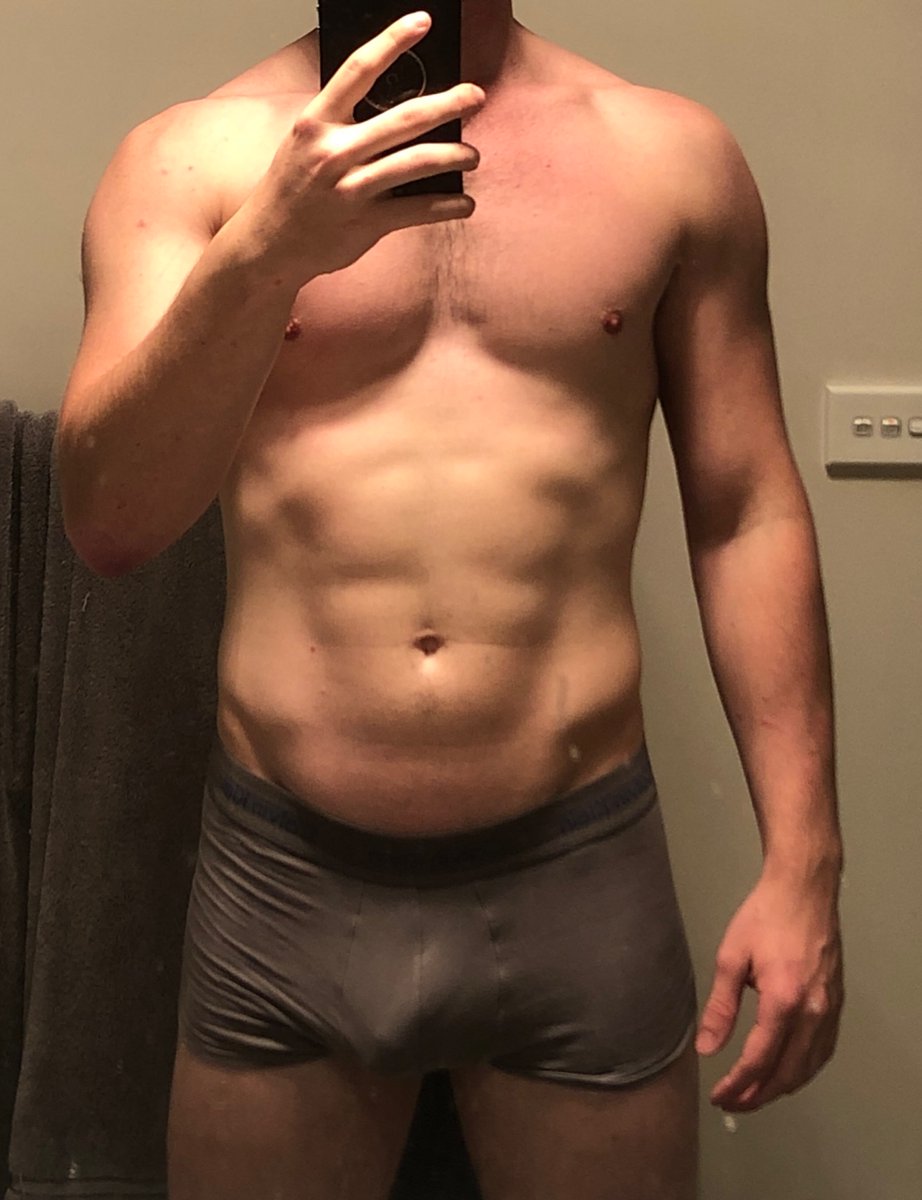 AussieRyan93's tweet photo. ‘Semi’ hidden 🤫 

#bulge #calvins #gaymelb #uncut #ghmelb #gloryholemelboune #gholemelbourne https://t.co/Jl1w9ATuTU