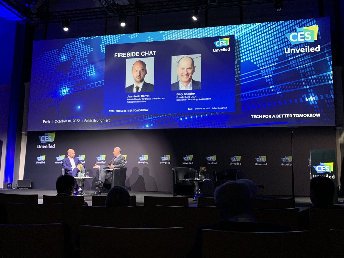 #CESUnveiled aujourd’hui avec <a href="/GaryShapiro/">Gary Shapiro</a> et <a href="/jnbarrot/">Jean-Noël Barrot</a> pour préparer le prochain #CES et parler de l’écosystème startup français. L’équipe du @VillageCAParis se prépare pour vous concocter le meilleur des programmes !