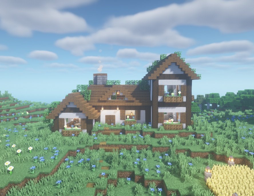 Kannem18's tweet photo. An Aesthetic Cottagecore House

Speedbuild and YouTube tutorial coming soon! :)

#minecraft #MinecraftLive2022 #minecraftbuild #minecraftbuilds #minecrafthouse #MinecraftLive https://t.co/HIr6XZHXIS