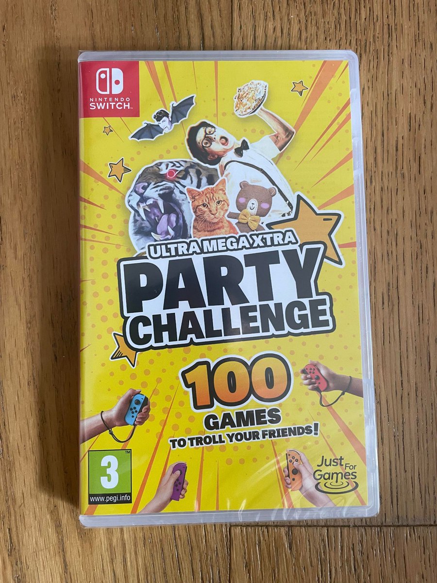 NintendoTown's tweet photo. Oh la belle (première) réception du jour !! ❤️

#NintendoSwitch #UltraMegaXtraPartyChallenge 

Merci @JustForGames_FR https://t.co/RjDz2jXOZh