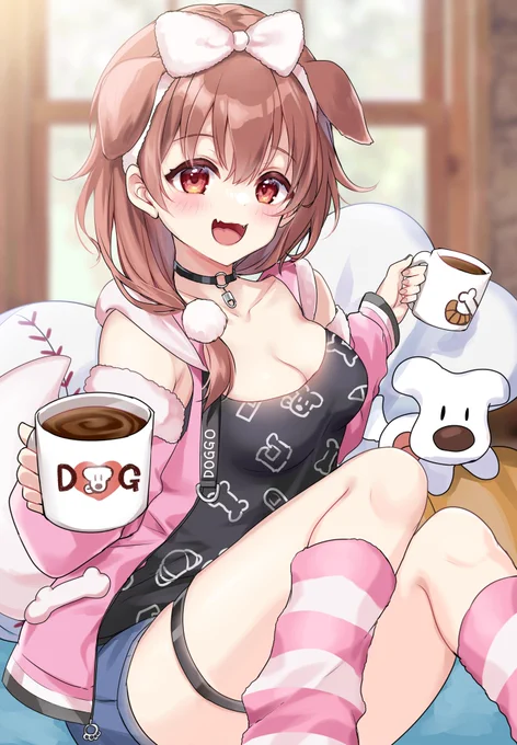コーヒーのむぅ～?#できたてころね 