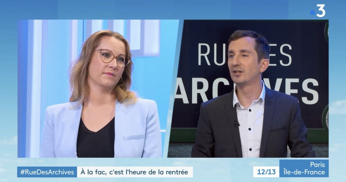 ascoppin's tweet photo. Comment la vie des étudiants a changé en 60 ans ? Ravie de répondre aux questions 🎤d’Emmanuel Tixier @France3Paris @France3tv
Images de l'#ORTF à l'appui 📺 @Inafr_officiel 
➡ Retrouvez l'épisode #4 de #RueDesArchives🎞https://t.co/sdDeaF7AA7 https://t.co/JGcOmFO0WG