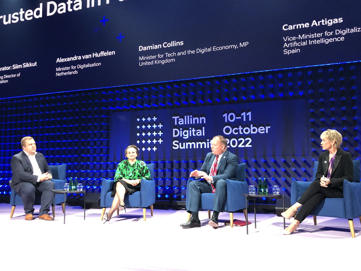 ozlem_canel's tweet photo. @AvHuffelen on the panel Trusted Data in Pursuit of Trusted AI at #TDS2022 @TallinnSummit https://t.co/JhvLmfblcP