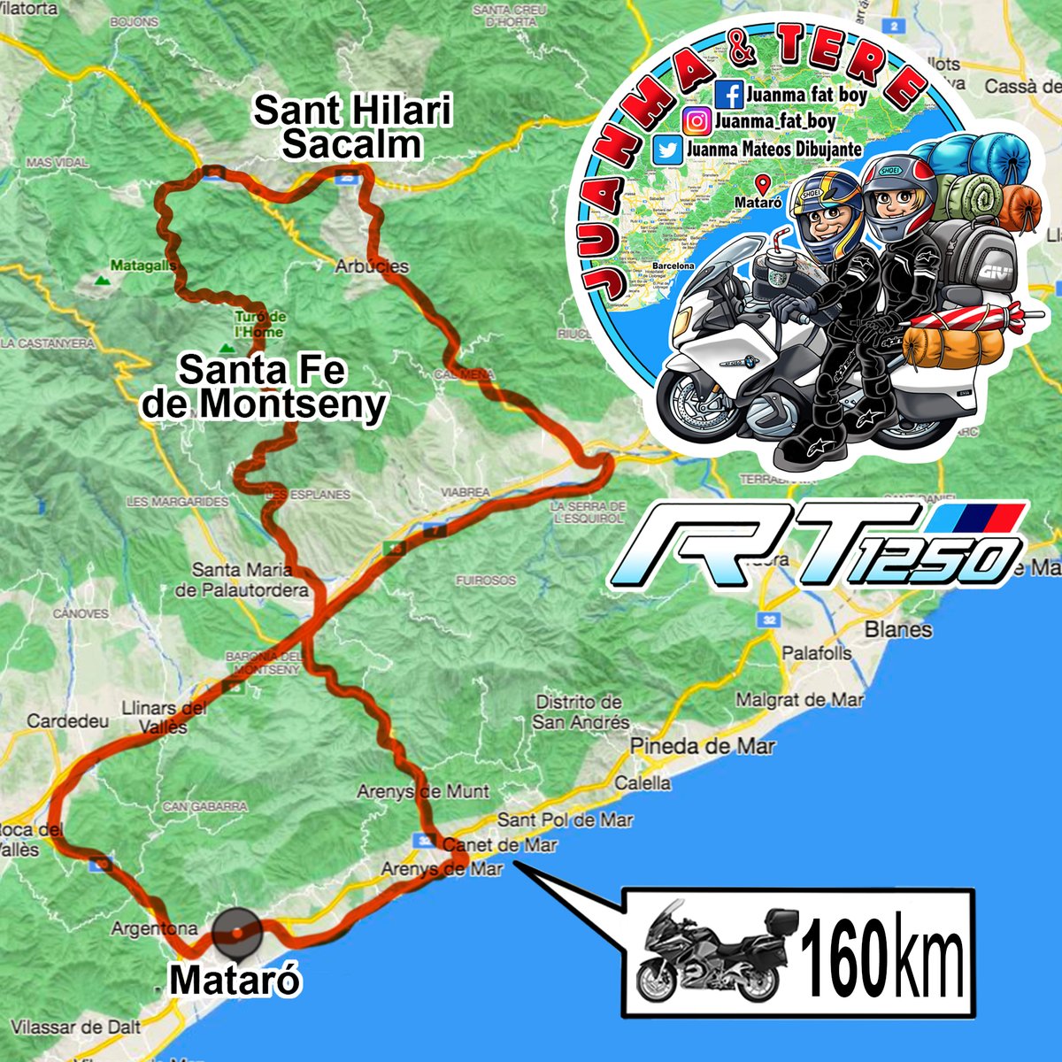 DibujanteJuanma's tweet photo. 10/10/2022- Ell Montseny, empieza a mostrar toda su gama cromática.
#Ruta #moto #WMW #rt1250 https://t.co/FqHIe9pg9x