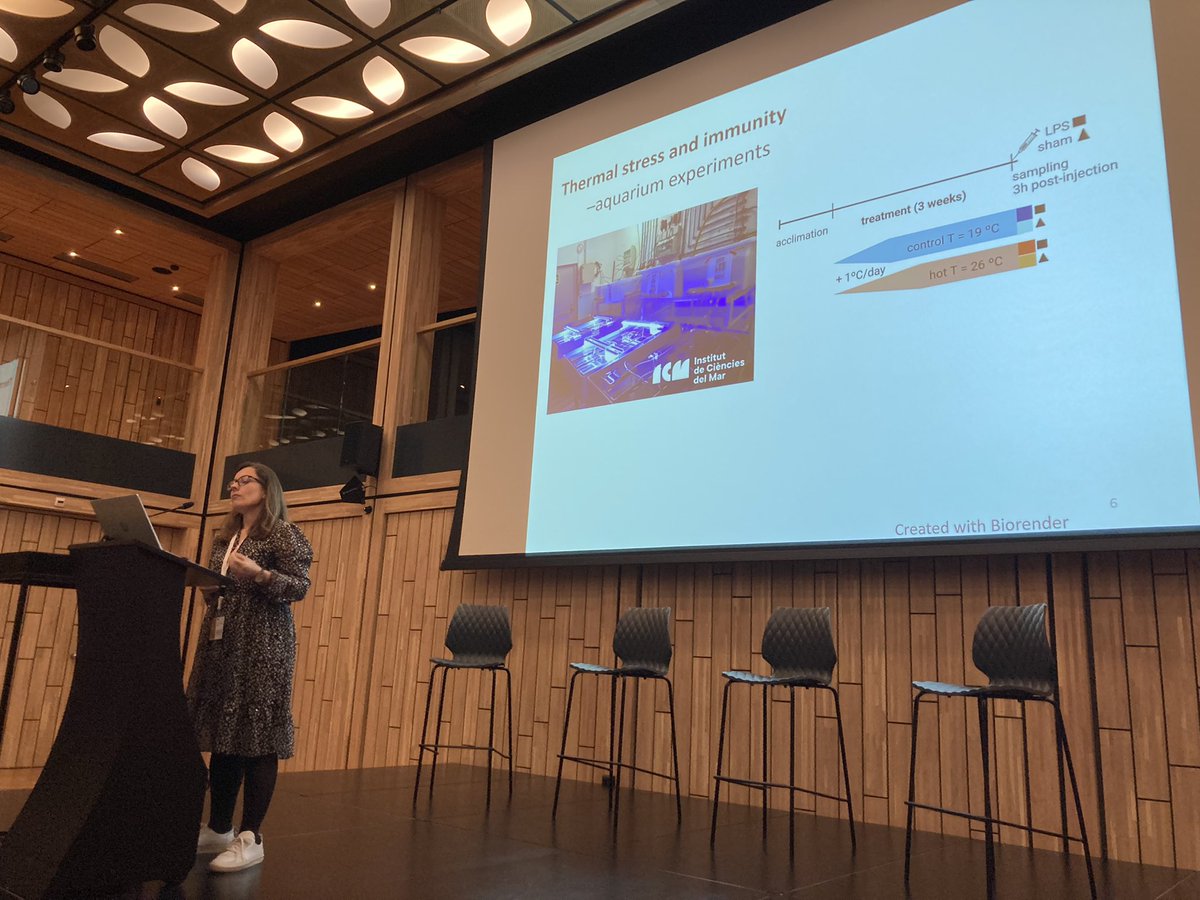 anariesgogil's tweet photo. @LucaPita3 telling us what happens with the immune system and the microbiome of #sponges when we have heat waves #XIWorldSpongeConference https://t.co/2Cb3uNLjMT