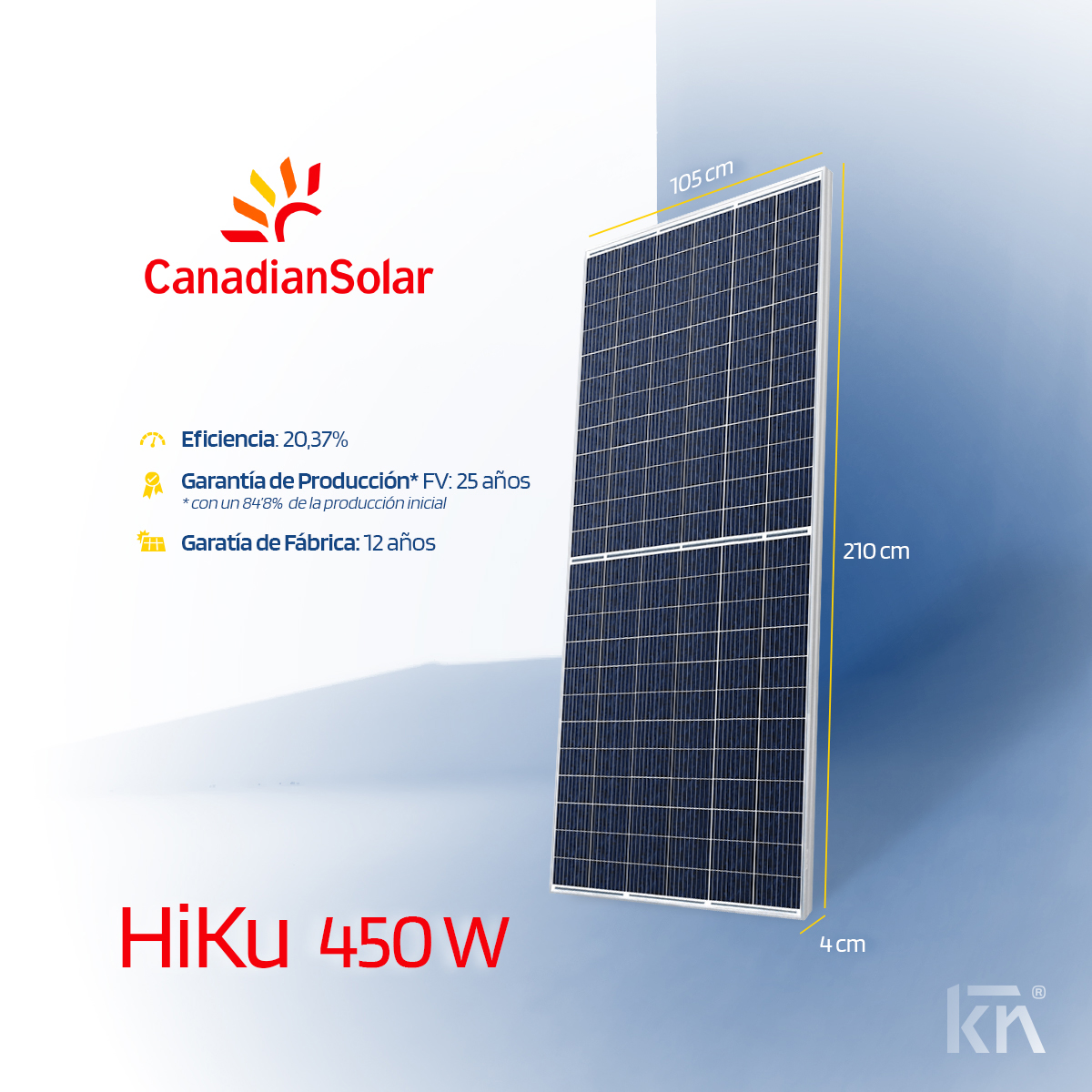 kaylon_es's tweet photo. Uno de los paneles solares más recomendados es el CanadianSolar HiKu 450W☀️; con una excelente eficiencia y gran durabilidad.
📝En Kaylon te realizamos un estudio técnico sin compromiso, completamente adaptado a tus necesidades.
#kaylon #autoconsumo #energiasolar #CanadianSolar https://t.co/PqZmufkbB5