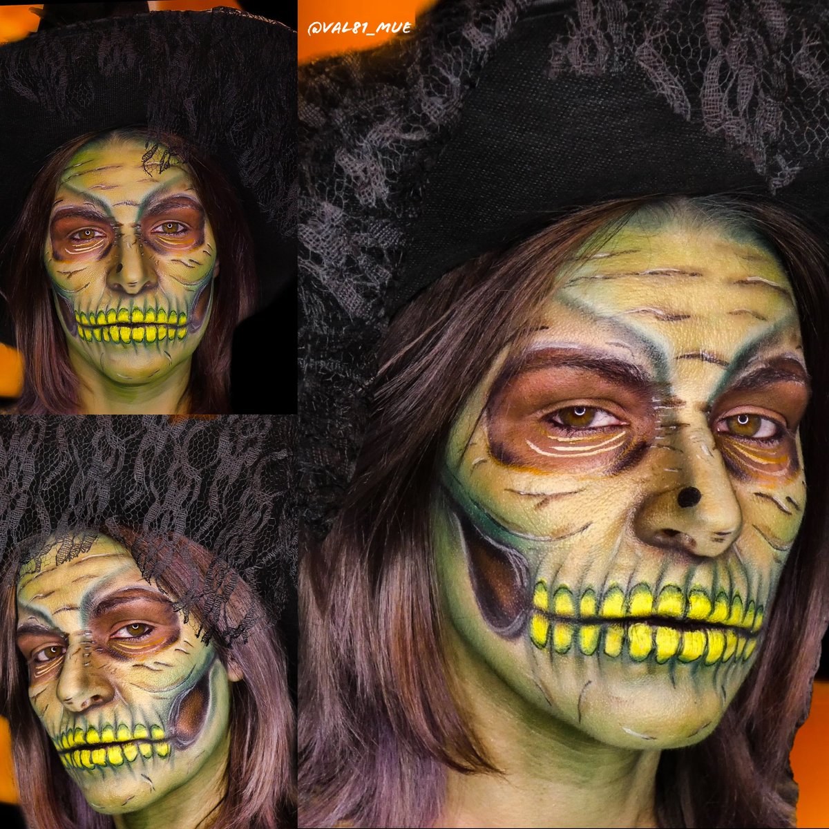 val81_mue's tweet photo. day10 of #31daysofhalloween a mix of #skull and #witch 
@beautybay earthy pallet  
@hauslabs glam room no. 1
@lagirlusa mixing pigment white  #halloweenmakeup #skullmakeup #witchmakeup #undiscovered_muas #undiscoveredmuas #makeup #makeuplook #muadiscover #makeupartistsworldwide https://t.co/AZdJmJ42WT