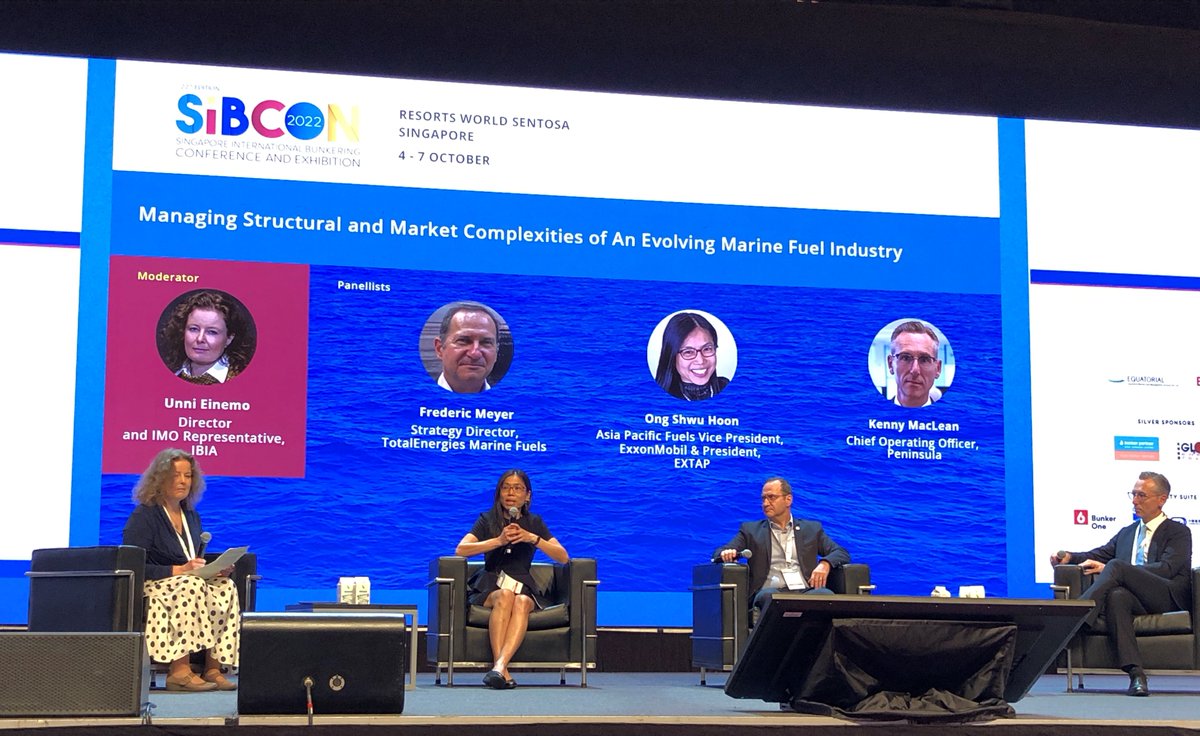 ICYMI: ExxonMobil Asia Pacific Fuels Vice President Ong Shwu Hoon spoke at  #SIBCON2022 about our belief in a multi-fuels future for the maritime  industry. #ExxonMobil #biofuels