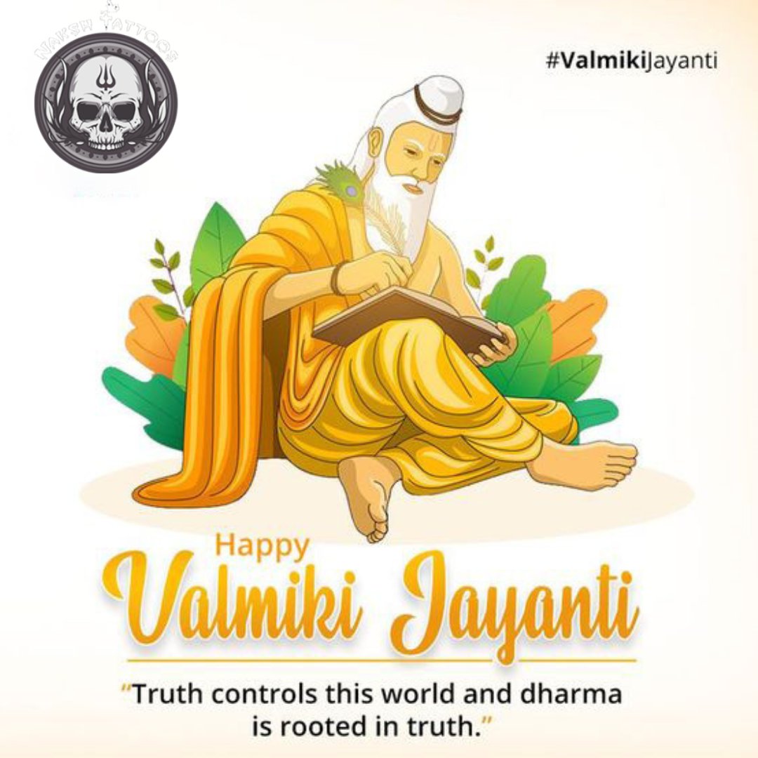 TattoosNaksh's tweet photo. Life is all about Karma and without Dharma, there is no importance of Karma!! Always follow your Dharma when you perform your Karma for a blessed life

Happy Valmiki Jayanti!

#nakstattoos #valmikijayanti #karma #festival #valmikijayanti2022 #dharma #tattoos #art #Hyderabad https://t.co/QaCweeToBW