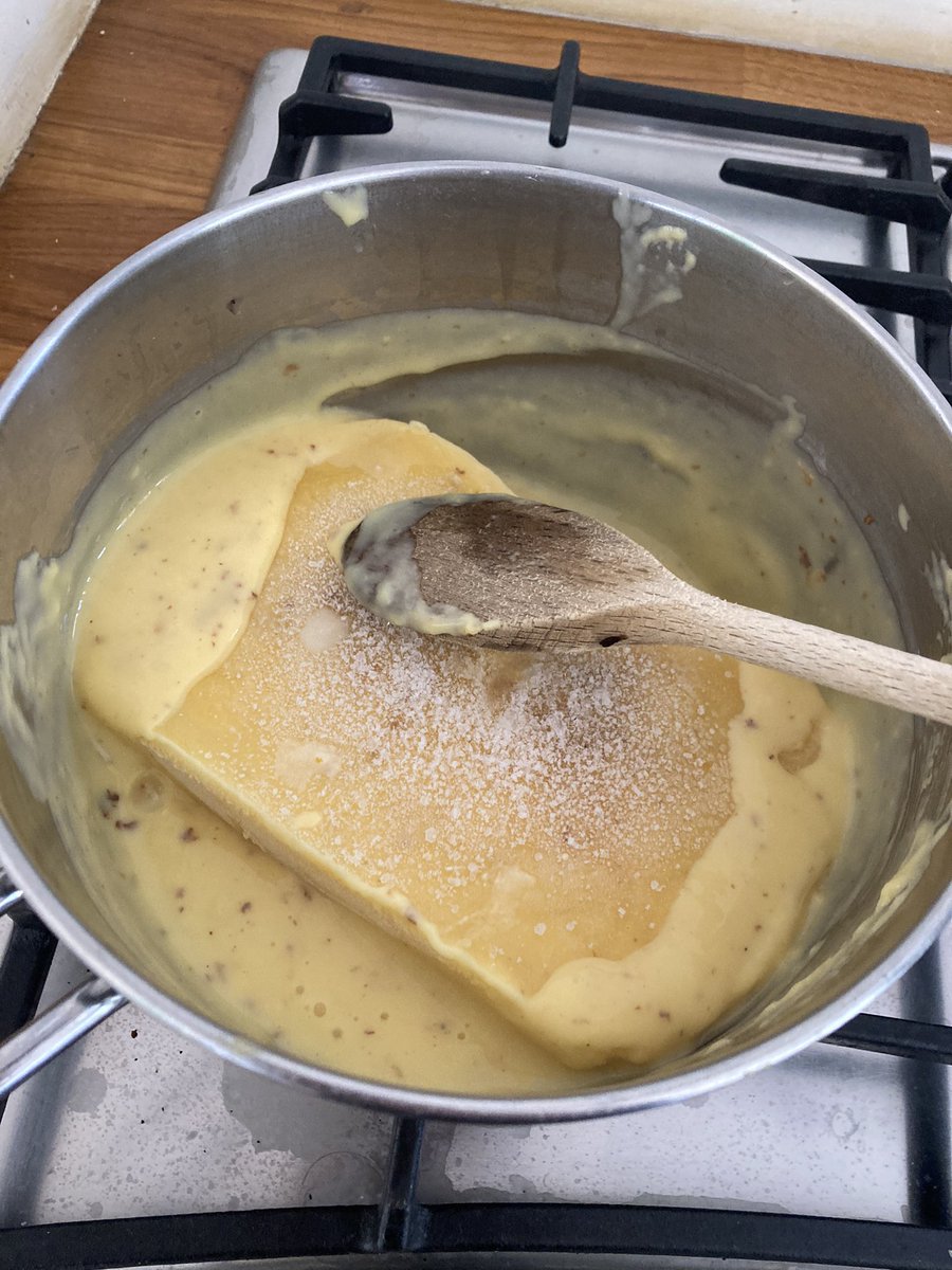 msloobylou's tweet image. Was looking forward to this butternut soup from the freezer for lunch… it’s custard