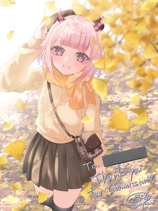 skebリクエストにてVtuberの末路めるさんを描かせて頂きました!#FanMeru #Skeb 