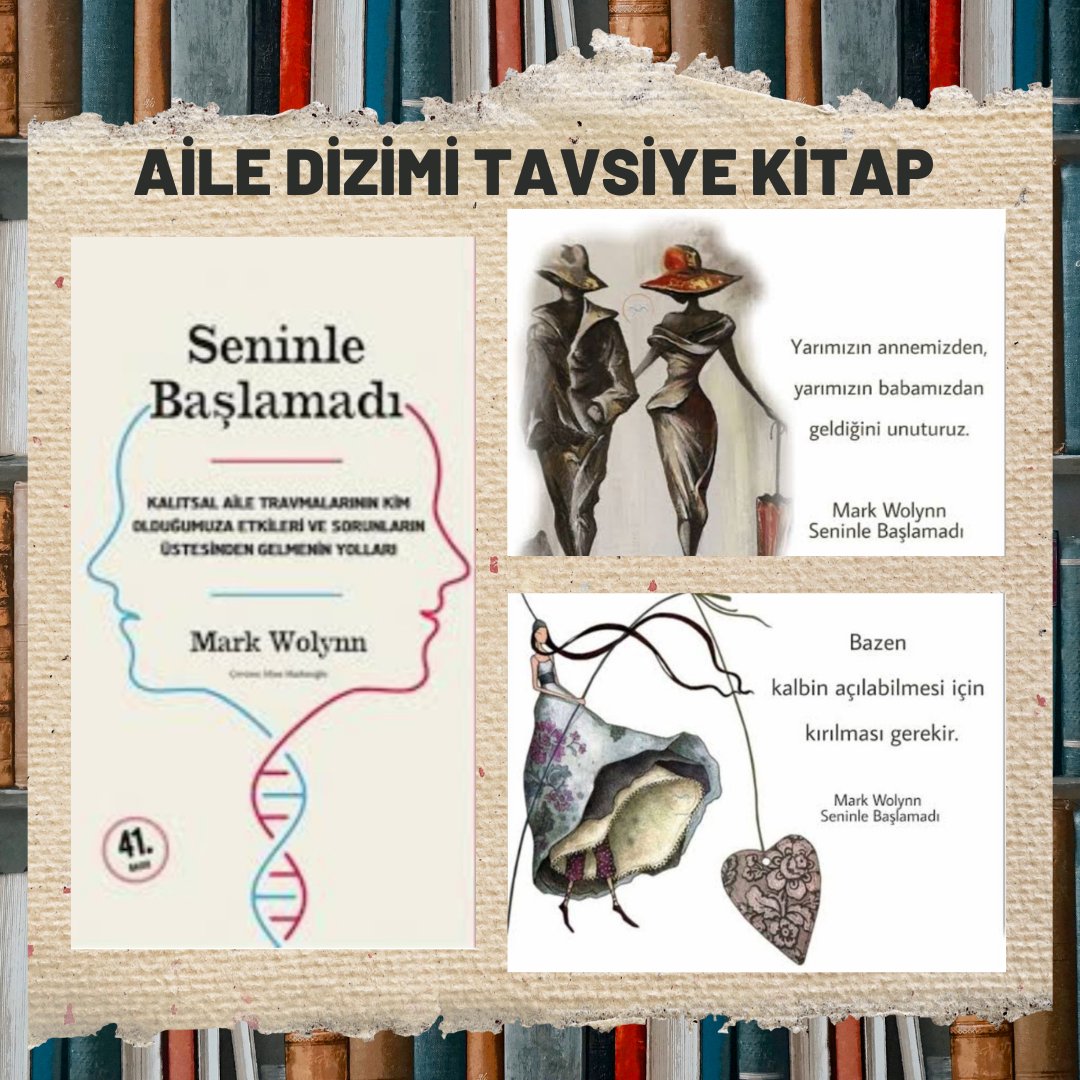 Bizim tarafımızdan sergilenen davranışların hepsi,aslında bizden kaynaklanmamaktadır.Bunlar bizden önceki aile bireylerine ait olabilmektedir.Bu duyguları onlar için taşıyor ve onlarla paylaşıyor olabiliriz. Biz bunlara "Özdeşim Duyguları" diyoruz.
#Seninlebaslamadı #MarkWolynn