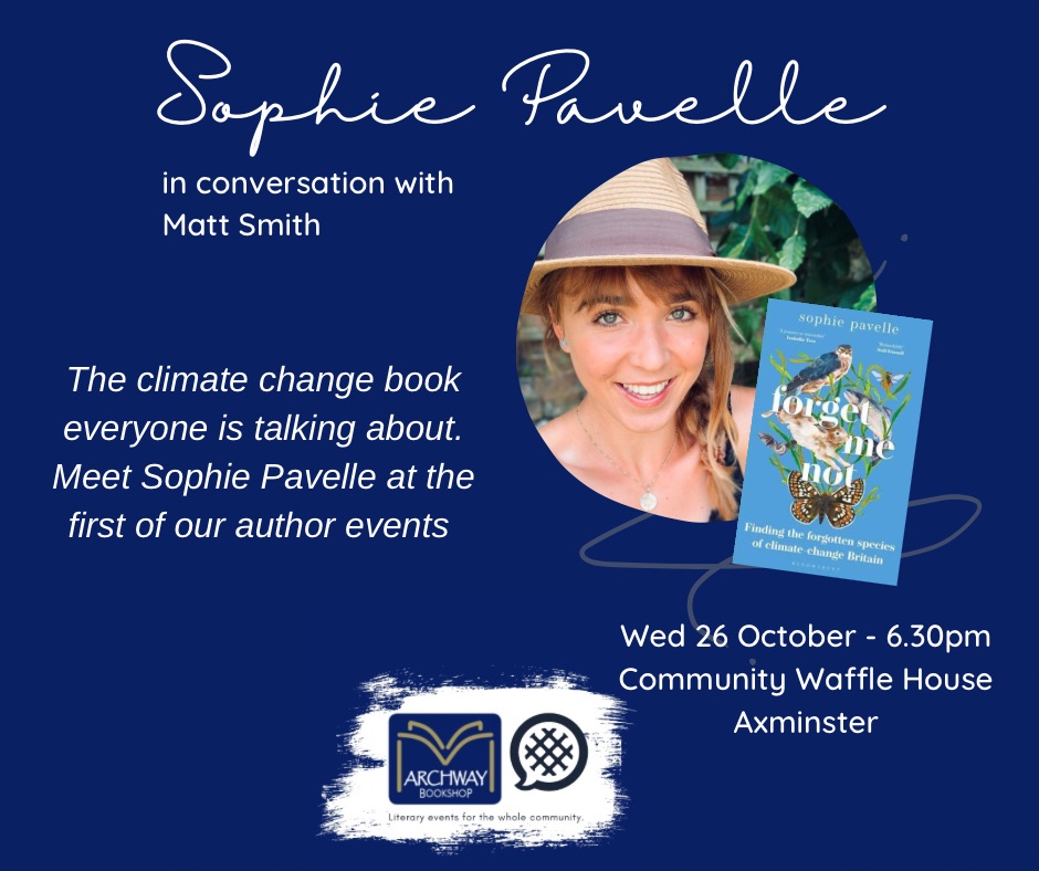 I'm pottering down to wonderful @Archwaybookshop in Axminster on Wednesday 26th October, kicking off a brand new series of book events with a natter about mine! Would love to see you there...can confirm there will be WAFFLES 👀📚 Tickets➡️ archwaybookshop.co.uk/author-events?…