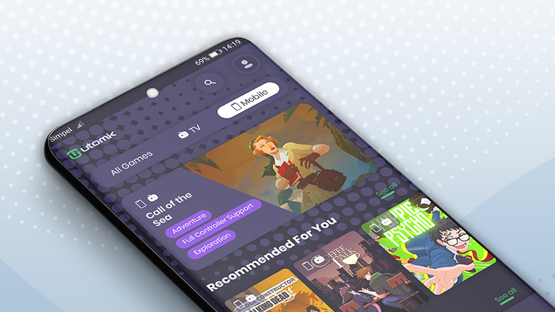 Utomik cloud gaming now available on Android devices