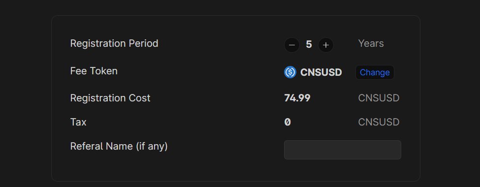 Cronos Name Service || cns.cro tweet media