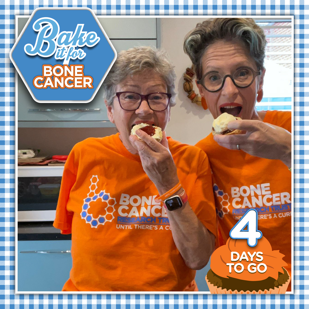 There's only 4 days to go until we Bake for a Breakthrough to give hope to all primary bone cancer patients like Isobel 🧡 Self-raise vital funds by joining us on the 14th October for Bake it for Bone Cancer Day! 🍰 #BIFBC #BeMoreIsobel