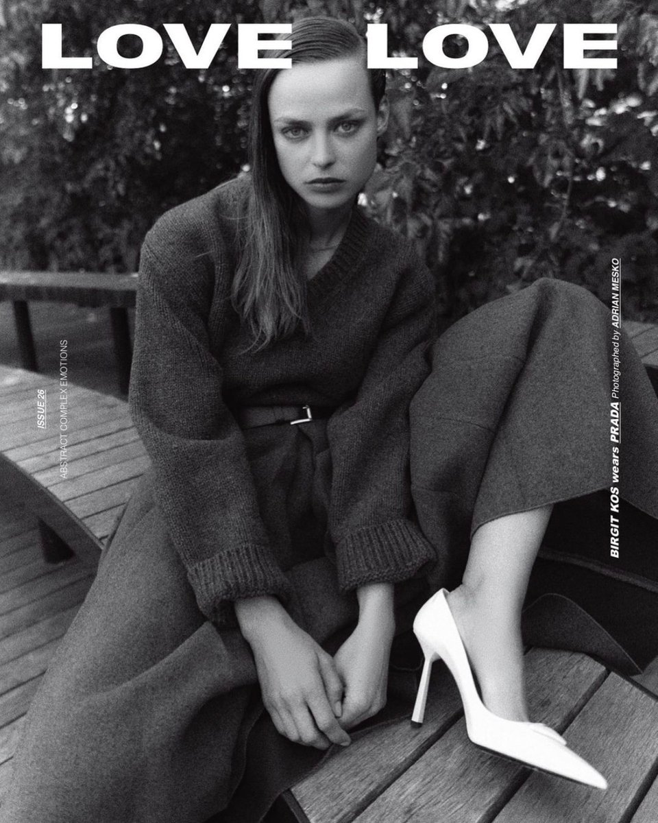 adrianmesko's tweet photo. @birgitkos wears @prada for @lovewant Issue 26
Photographed by @adrianmesko
Styling @carolinaorrico
Make up @ingeborg
Hair @pasqualeferrantehair
Grazie mille @bartcelestino 
#birgitkos @thesocietynyc 🖤 @prada #prada #adrianmesko https://t.co/7CxtPfYpaq