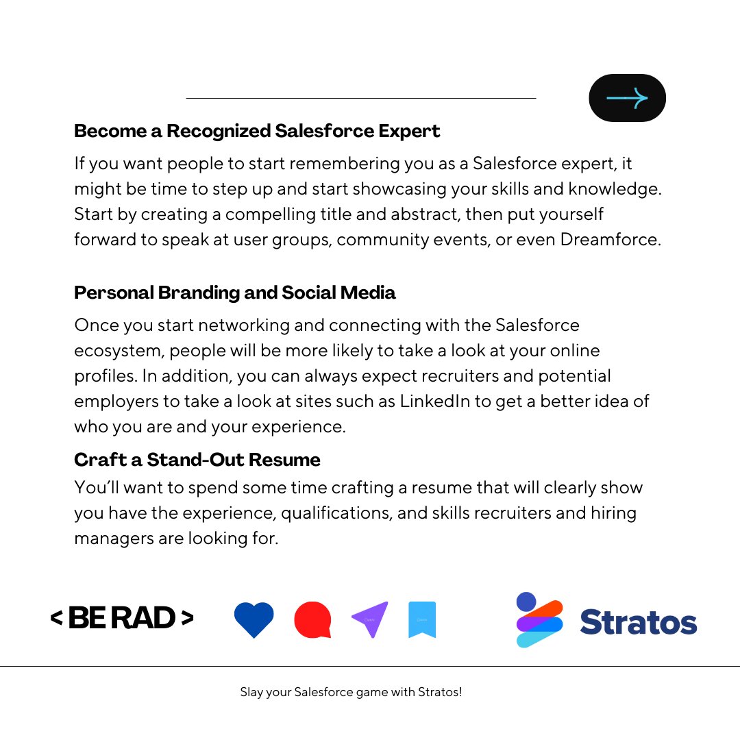 StratosStudio's tweet photo. Here are 10 ways to future-proof your Salesforce career and stand out from the crowd during the global skills shortage.
https://t.co/Qs4iVpt0uM
#SlaywithStratos #salesforce #career #future #stratosstudios #salesforceconsultants #Salesforce #CRMtool #CRM #salesforcetalent https://t.co/Zg4Hc9ZV0M