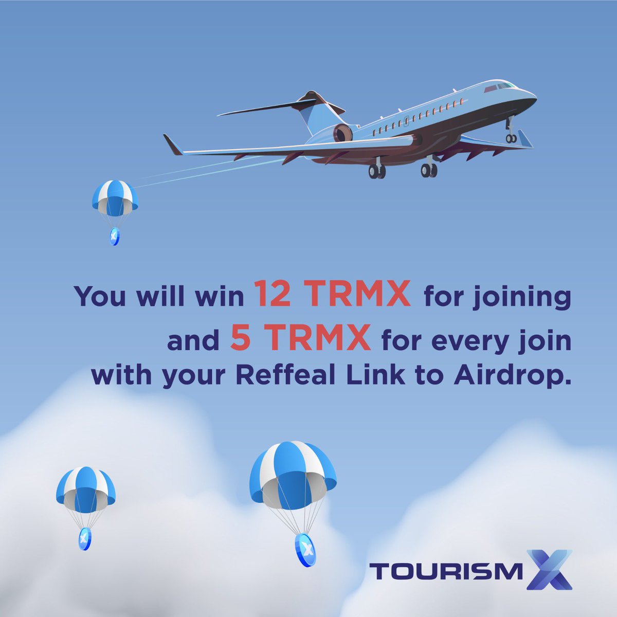 📣 We are ready for #TRMX airdrop. Click the link and start.

👇👇👇👇👇

t.me/TourismXbot