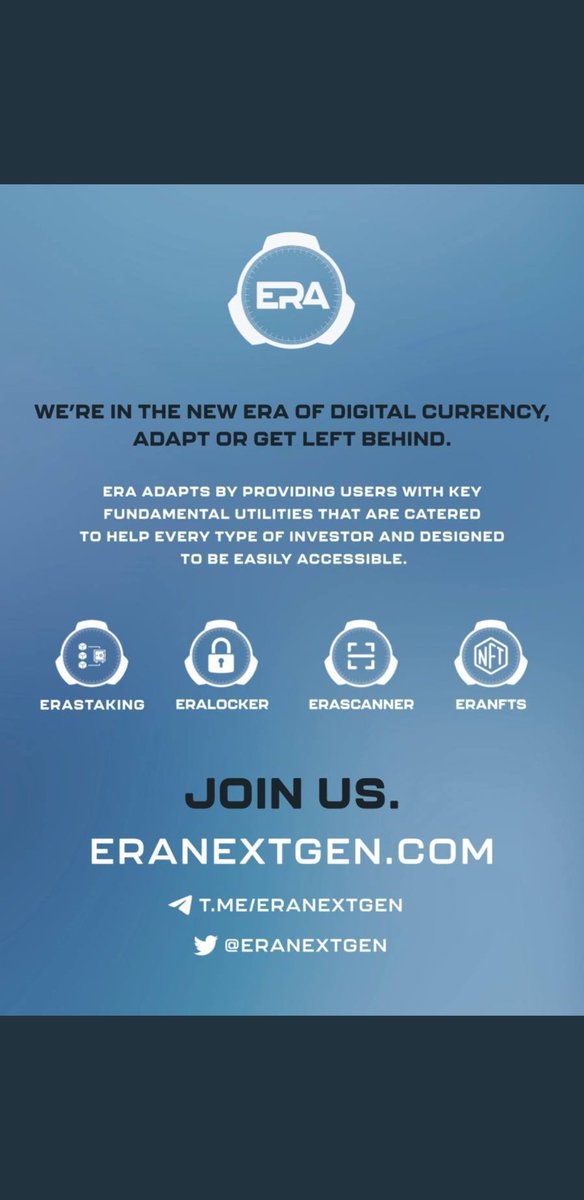 Flokigangster1's tweet photo. @AltCryptoGems @EraNextGen 
#era
#eth
#ethplay
#eralocker
#erastaking
#erascanner
#eranft https://t.co/pFCE4L4KF9
