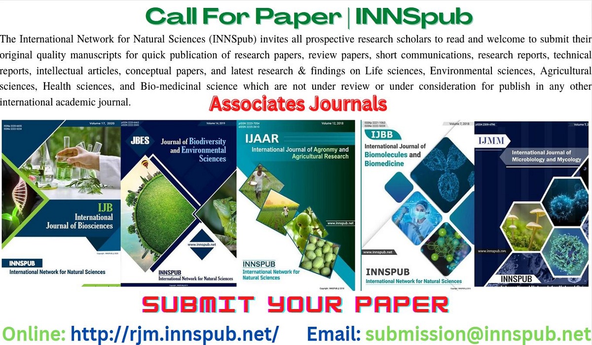 NMezbanur's tweet photo. #callforpapers #cfp2022 #Researchpaper
Call for Papers | INNSpub 2022
INNSpub-affiliated journals invited all respected authors to submit their unpublished research and review papers in #ijb #jbes #ijaar #ijbb #ijmm
Check out more https://t.co/ewCkRrRJPu https://t.co/ZhzGW0YP1R
