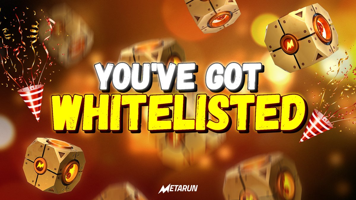 MetarunGame's tweet image. 🎉Wohoo📢WHITELISTING RESULTS ARE OUT 

All the Whitelist winners have received the 🪂WL role on our discord

🎯Connect wallet on the #MINT page to check your #WL status: mysterybox.metarun.game

📜Full list: docs.google.com/spreadsheets/d…

🚨Note: Check your emails for more details