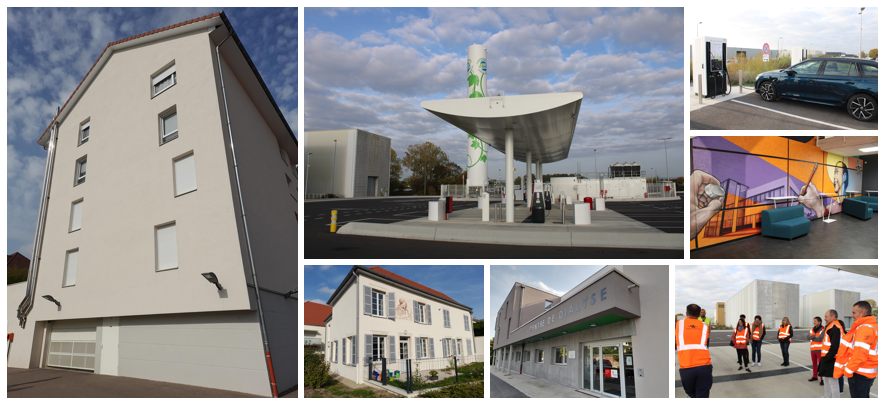 BdT_BFC's tweet photo. Merci à nos partenaires @Proviridis #Terrindev et #Orvitis qui ont présenté à nos collaborateurs les réalisations concrÚtes que nous accompagnons au quotidien sur le terrain : station multi-énergie, immobilier de bureau #Webhelp, #logementsocial en CÎte-d'Or et SaÎne-et-Loire https://t.co/WlQHmp4CBF