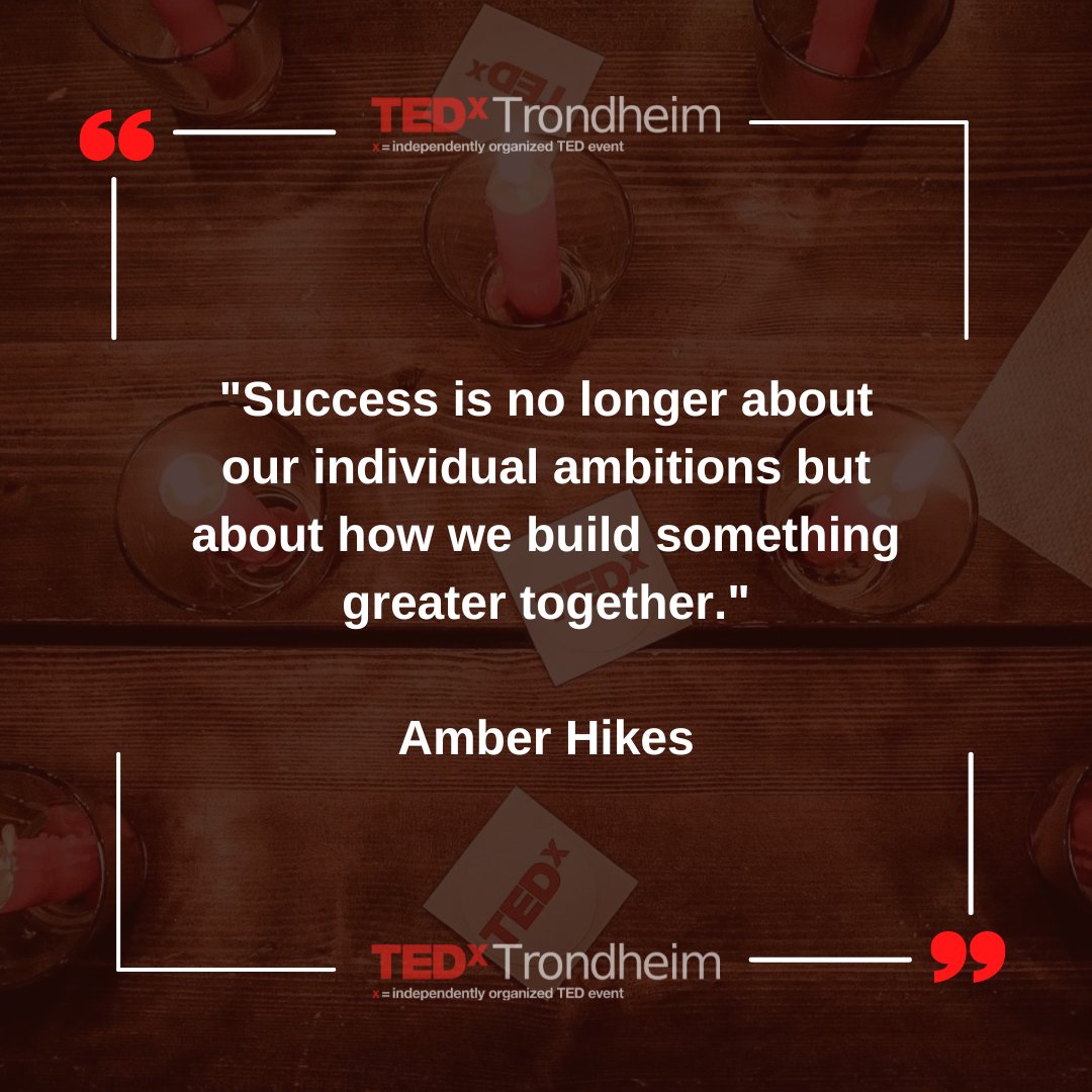 When you do great work, never forget to lift up others as you rise. What might be on your career to-do list? Feel free to share your thoughts on this with us 🙂.
#MondayMotivation
#tedxtrondheim
